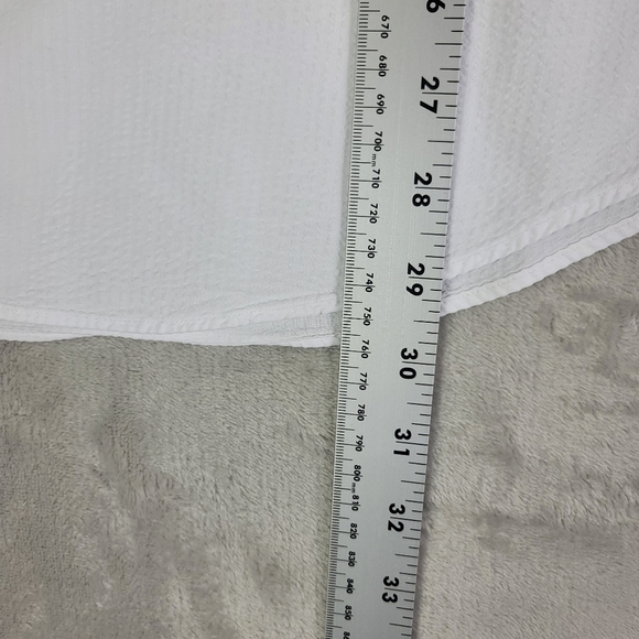 Ralph Lauren White Textured Button-Down Shirt Men's Shirt | Collar | Size L - Picture 5 of 6